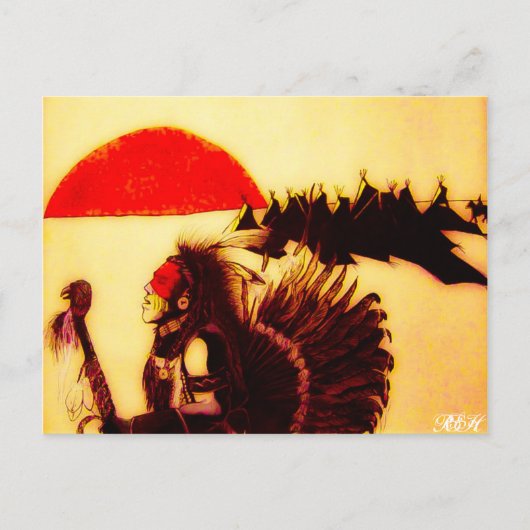 草原のダンサー ポストカード (正面)