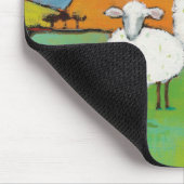 草原のヒツジ マウスパッド (コーナー)