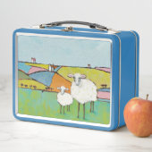 草原のヒツジ メタルランチボックス (インサイチュ)