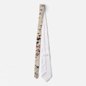 草原のリングの首のキジ ネクタイ (裏面)