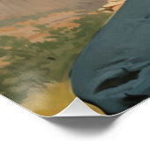 草原の優雅さ：ワイルドウエストウィスパー ポスター (コーナー)