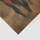 草原の切り離し間を疾走する馬 薄葉紙 (詳細)