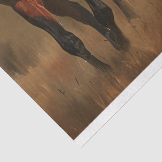 草原の切り離し間を疾走する馬 薄葉紙 (詳細)