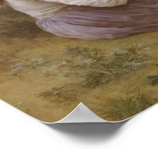 草原の女の子 ポスター (角)