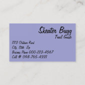 草原の屋外ガイドの占領を乗り越える嵐 名刺 (裏面)