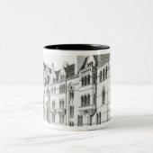 草原の建物、キリスト教会、オックスフォード ツートーンマグカップ (中央)