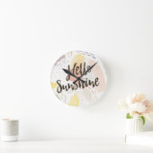 草原の微風II |のこんにちは日光 ラウンド壁時計 (ホーム)