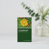 草原の日曜日のルドベキア 名刺 (スタンド正面)
