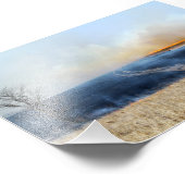 草原の焼け跡を通る道路24 x 16 フォトプリント            (角)