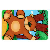 草原の熊 - Bear in grassland マグネット (横)