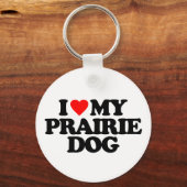 草原の犬が大好き キーホルダー (正面)