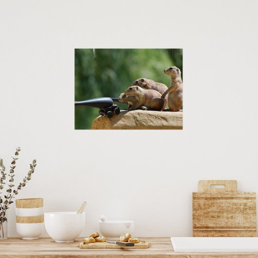 草原の犬の兵士のポスター ポスター (キッチン)