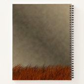 草原の白い鹿 ノートブック (裏面)