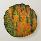 草原の秋 ラウンドクッション (裏面)