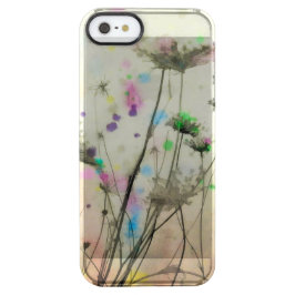 草原の自然のしぶき クリア iPhone SE/5/5sケース