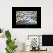 草原の草と詩の自然アートポスター ポスター (ホームオフィス)