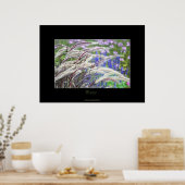 草原の草と詩の自然アートポスター ポスター (キッチン)