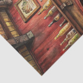 草原の西カウボーイ野生の西バー 薄葉紙 (詳細)