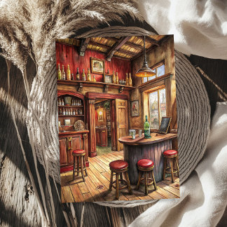 草原の西カウボーイ野生の西バー 薄葉紙