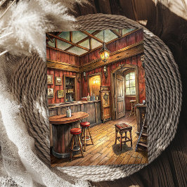 草原の西カウボーイ野生の西バー 薄葉紙