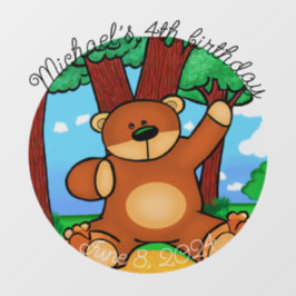 草原の誕生日に耐える ウィンドウサイン