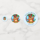 草原の誕生日に耐える コンフェッティ (裏面)