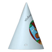 草原の誕生日に耐える パーティーハット (左)