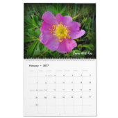 草原の野生の花のカレンダー カレンダー (2月 2027)