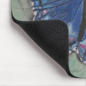 草原の青い蝶 マウスパッド (コーナー)