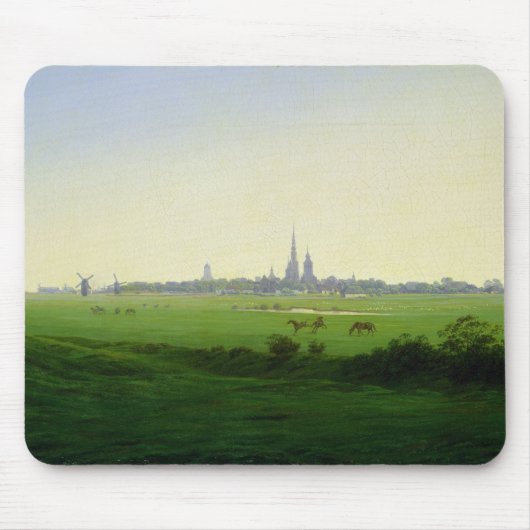 草原はGreifswaldに近づきます マウスパッド (正面)