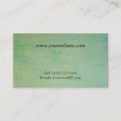 草原を渡って 名刺 (裏面)