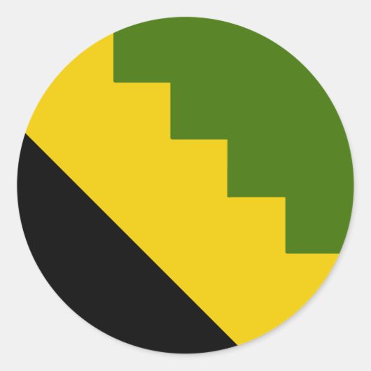 草原バッジのバーロニー ラウンドシール (正面)