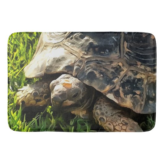 草原野生動物アートの野生のカメ バスマット (正面)