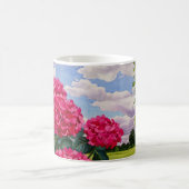 草原2008年の端の花 コーヒーマグカップ (中央)