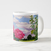 草原2008年の端の花 ジャンボコーヒーマグカップ (正面右)