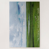 草原|サスカチュワン、カナダ ジグソーパズル (縦)