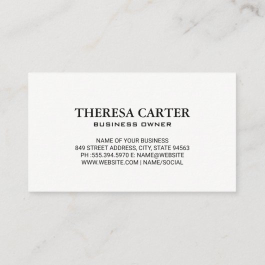 草原 名刺 (裏面)