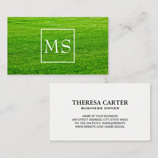 草原 名刺 (正面/裏面)