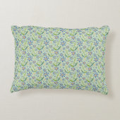 草原 | 水彩のダリア アクセントクッション (裏面)