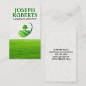 草原 | 自然ツリーロゴ 名刺 (正面/裏面)
