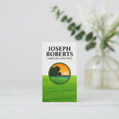 草原 | 自然ロゴ 名刺 (スタンド正面)