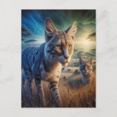 草地で放浪した放浪者たち ポストカード (正面)