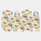 草地にデイジーと蝶 フェイバーボックス (見開き)