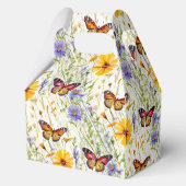 草地にデイジーと蝶 フェイバーボックス (裏面)