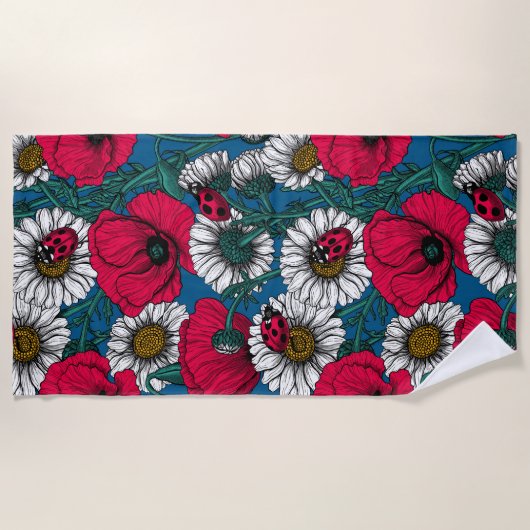 草地 ビーチタオル (正面)