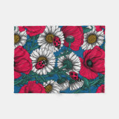 草地 フリースブランケット (正面(横))