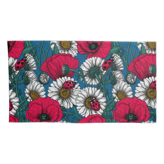 草地 枕カバー (裏面-右)