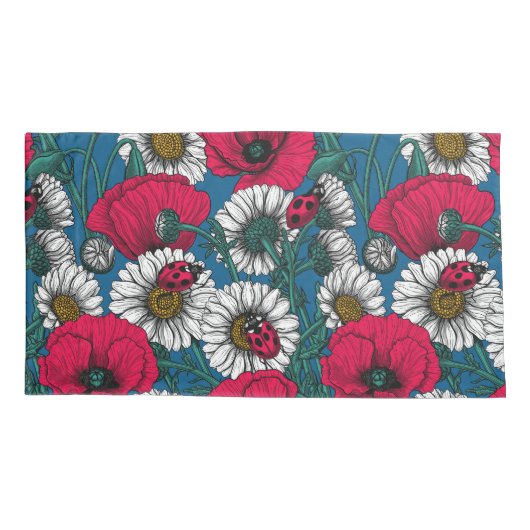 草地 枕カバー (裏面-左)