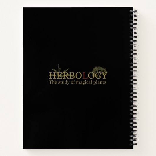 草学の魔法 ノートブック (裏面)