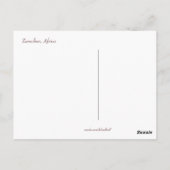 草小屋 ポストカード (裏面)